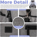 Car+Boat Vacuum Storage Bag Compatible with Dyson V7 - V15 – Organizer Case for Cordless Handheld Vacuum & Accessories, Travel Carrying Bag with Adjustable Dividers for Home, Car, RV & Garage (Gray) - Image 7