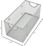 YBM Home Wire Mesh Storage Basket Organizer for CD and DVDs - 12 Pack - Image 2