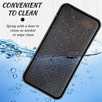 4 Pieces Shoe Tray for Entryway, Waterproof Boot Tray Shoe Mat Multi-Purpose Dog Cat Bowl Mat Pet Food Tray Boot Mat for Entryway Indoor Outdoor Floor Protection (Black,30 x 15 x 1.2 Inch) - Image 4