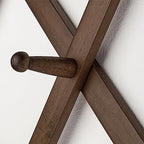 SKOLOO Hat Rack for Wall with 17 Hooks, Solid Wooden, Modern, Expandable Coat Rack Wall Mount for Coats, Hats, Bags, Baseball Caps, Walnut Color - Image 5