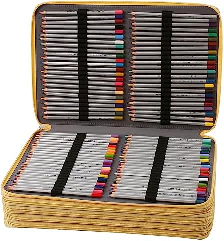 480 Individual Slots Colored Pencil Case w/Handle & Shoulder Strap - Image 2