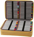 480 Individual Slots Colored Pencil Case w/Handle & Shoulder Strap - Image 2