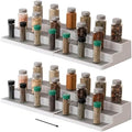 SIMPLEMADE 3-Tier Spice Rack Organizer - Versatile Storage Shelf for Kitchen, Bathroom, Bedroom & Office, Set of 2, Expandable White by simplemade