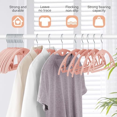 Velvet Hangers Felt Clothes Hangers 30 Pack - Image 4