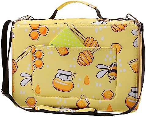 480 Individual Slots Colored Pencil Case w/Handle & Shoulder Strap by Lbxgap