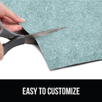 GORILLA GRIP LeakGuard Under Sink Mat for Kitchen Cabinet, 24x60 Spa Blue - Image 5