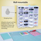 Krafetto 48 Grids Ink Pad Storage, Wall-mountable Stamp Pad Organizer - Image 5