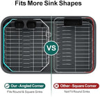 Swedecor Small in Sink Dish Drying Rack - Stainless Steel for Kitchen RV - Image 6