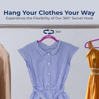 SereneLife Velvet Hangers – 50 Pack, Slim & Space Saving for Closets - Image 6