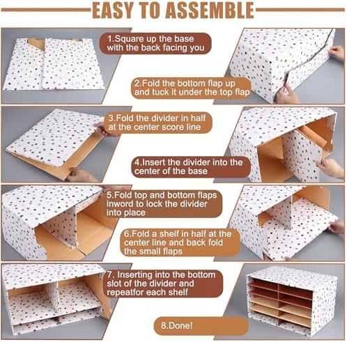 Colingmill 2 Pcs Boho Classroom Paper Storage Organizer 19x12 Inch - Image 5