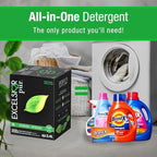Excelsior Pür Concentrated HE Laundry Detergent, Fresh Scent, 2.4L Eco Dispenser, 200 Loads, Includes 120mL Stain Remover, Works in All Washers - Image 5