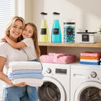 2+1+1 Pack Laundry Detergent Dispenser No Tray & Laundry Pods Container Black - Image 7