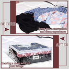 Hoolerry 6 Pcs Clear Plastic Clothes Storage Bags, 23.6 x 19.7 x 9.8 Inch - Image 6