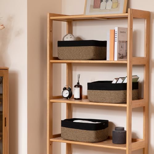 OIASKET Storage Baskets for Organizing 3 Pack, Woven Baskets for Shelves, - Image 4