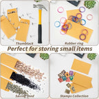 1000 Pack Small Coin Envelope 4.25x 2.5in Gold Kraft Money Envelope Small Cash Envelopes Mini Key Envelopes with Gummed Flap for Home and Office Use - Image 6