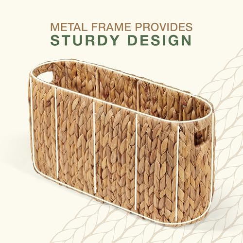 84ECO Toilet Paper Storage Basket, Toilet Paper Holder with Storage for Up to 8 Rolls, Coastal Bathroom Decor, Rattan Bathroom Accessories - Image 7