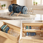 ORDORA 2 Pack Expandable Pots and Pans Organizer for Food Storage Container - Image 4