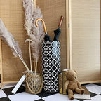 24''H Porcelain Ceramic Umbrella Stand Umbrella Holder - Image 5