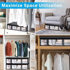 10 Pack Under Bed Storage Bags 40L Underbed Storage Containers - Image 7