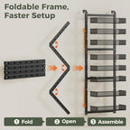 POKIPO 8-Tier Over the Door Pantry Organizer, 2 IN 1 Wall Mount or Hanging Spice Rack with Adjustable Raised Basket, Heavy Duty Back of Door Storage for Kitchen Bathroom Laundry Room - Image 6