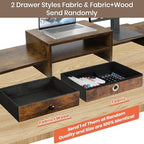 Monitor Riser for 3 Monitors, Angle Adjustable Monitor Stand with Drawer - Image 2