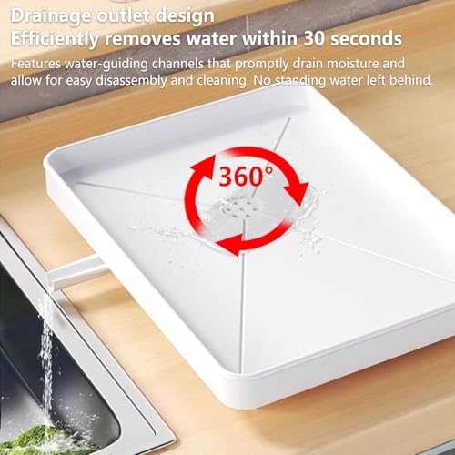 Dish Drying Rack for Kitchen Counter,Carbon Steel Sink Organization & Storage Essentials with Cutlery Holder (Black) - Image 4