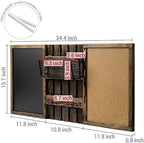 MyGift 3 Panel Wall Mounted Entryway Bulletin Board Combo Set - Image 5