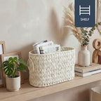 Coeusy Toilet Paper Storage Basket, Wicker Basket for Bathroom Organizer - Image 5