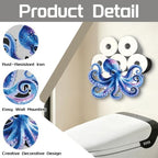 Colorful Octopus Toilet Paper Holder Wall Mount/Stand for Extra 8 Rolls - Image 3