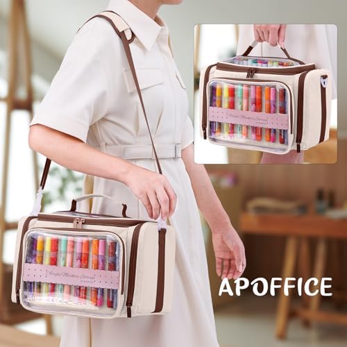 Marker Storage Organizer Case for 180–300 Markers with Dividers - Image 6