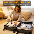 SpaceAid Travel Vacuum Bags for Luggage with Electric Pump, 21 Pack Vacuum Seal Bags for Clothing Travel, Space Saver Compression Bag for Backpack and Suitcase - Image 2