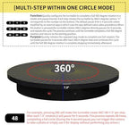 23.6In Remote Large Motorized electric turntable Rotating platform Photography Turntable Motorized lazy susan Base giratoria para for Photography,3D Scanner,Heavy duty display(Load Range:220~500lbs) - Image 5