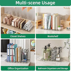 HOYOJA 4 Pack Clear Bag Purse Organizer for Closet Shelf, Handbag Organizer - Image 4