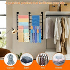7-Tier Double Row Ribbon Storage Organizer , Wall Mounted Ribbon Organizer - Image 3