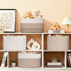 Baskets for Organizing,Storage Baskets,3 Pack Baskets for Shelfves,15"×10"×9" Woven Basket,toy storage bins,bins for organization - Image 3