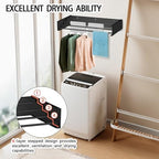 FOCHIER F Laundry Drying Rack Wall Mounted Clothes Drying Rack Black,23.6" - Image 6