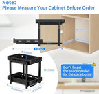 BOIVSHI Spice Rack Organizer for Cabinet, 7.5''Wx10.8''Dx9.2''H - Image 3