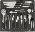 Silverware Organizer, Large Expandable Utensil Drawer Organizer, Cutlery Storage Divider for Forks, Spoons, Knives in Kitchen (Black) by Unknown