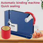 Tape Bag Sealer with 7 Bag Sealing Tape Manual Bag Sealer Metal Taper Dispenser with Trimmer Cutter Anti-Slip Supermarket Store Bag Sealing Machine for Home Bakery Supermarket - Image 2