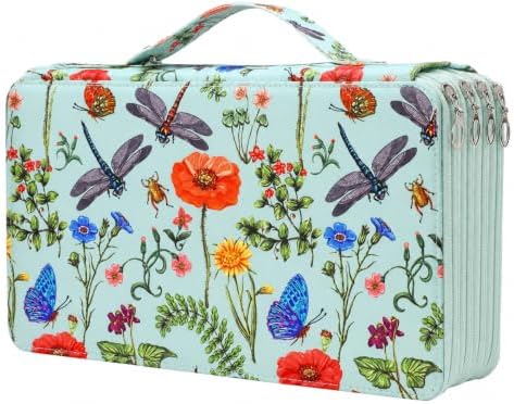 300 Slots Colored Pencil Case Organizer, 4 Layer Bag by Lbxgap