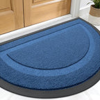 OLANLY Half Circle Front Door Mat Outside 71x23 All-Season Rubber Doormat by OLANLY