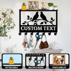 Dyoart Custom Key Holder Wall Mount with Shelf, Wedding Gift for Couples - Image 5