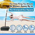 Gravipod Umbrella Base Weight | Outdoor Sand-Fillable Stabilizer for Cantilever, Offset, and Patio Umbrellas | Heavy-Duty Weather-Resistant Fabric - Image 5