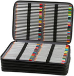 600-Slot Colored Pencil Case, 5-Layer Zipper with Shoulder strap and Handle - Image 2