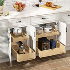 WelFurGeer Soft Close Pull Out Drawers for Kitchen Cabinets, 23" W x 21" D Pull Out Cabinet Organizer, Smooth Slide-Out Shelves for Kitchen Cabinets, Space-Saving Pullout Drawer for Home Organization - Image 2