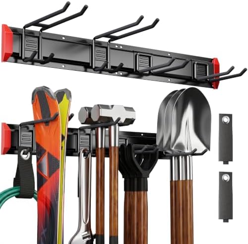 monTEK 32" Garage Tool Organizer Wall Mount, 300 LBS Heavy Duty Tool Rack by monTEK