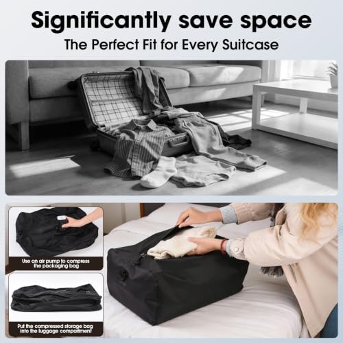 Travel Vacuum Bags with Pump, Reusable Waterproof Durable Bags - Image 6