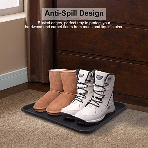 Multi-Purpose Boot Tray Mat,Boot Tray for Entryway, Pet Bowl Tray,Dog Bowl Mat,Waterproof Trays for Indoor and Outdoor Floor Protection,20“x 15"/2 Pack - Image 3