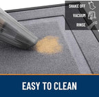 OLANLY Front Door Mat Outside 47x32, All-Season Heavy-Duty Rubber Doormat - Image 5