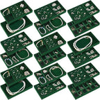 Junkin 18 Pcs Stackable Jewelry Drawer Organizer Inserts Dark Green by Junkin